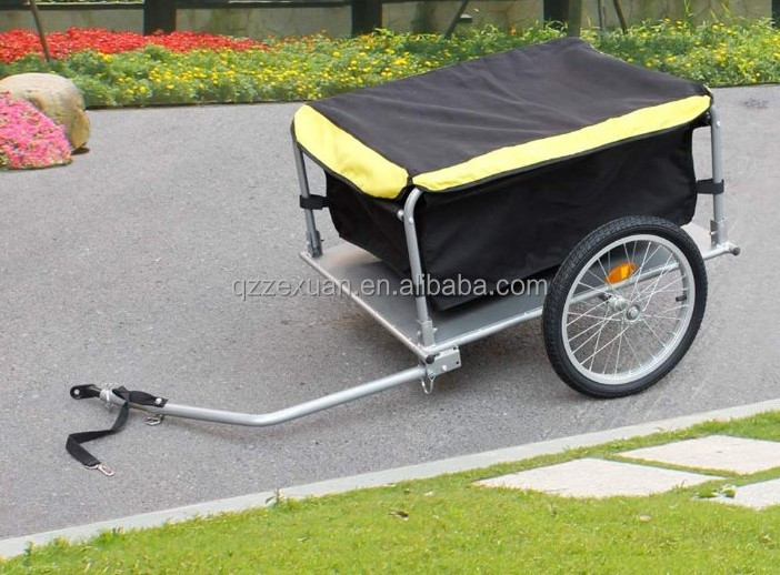 China bicycle trailer cargo carriers outdoor trolley bike trailer