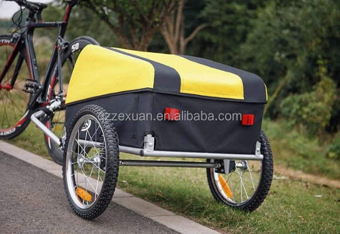 China bicycle trailer cargo carriers outdoor trolley bike trailer