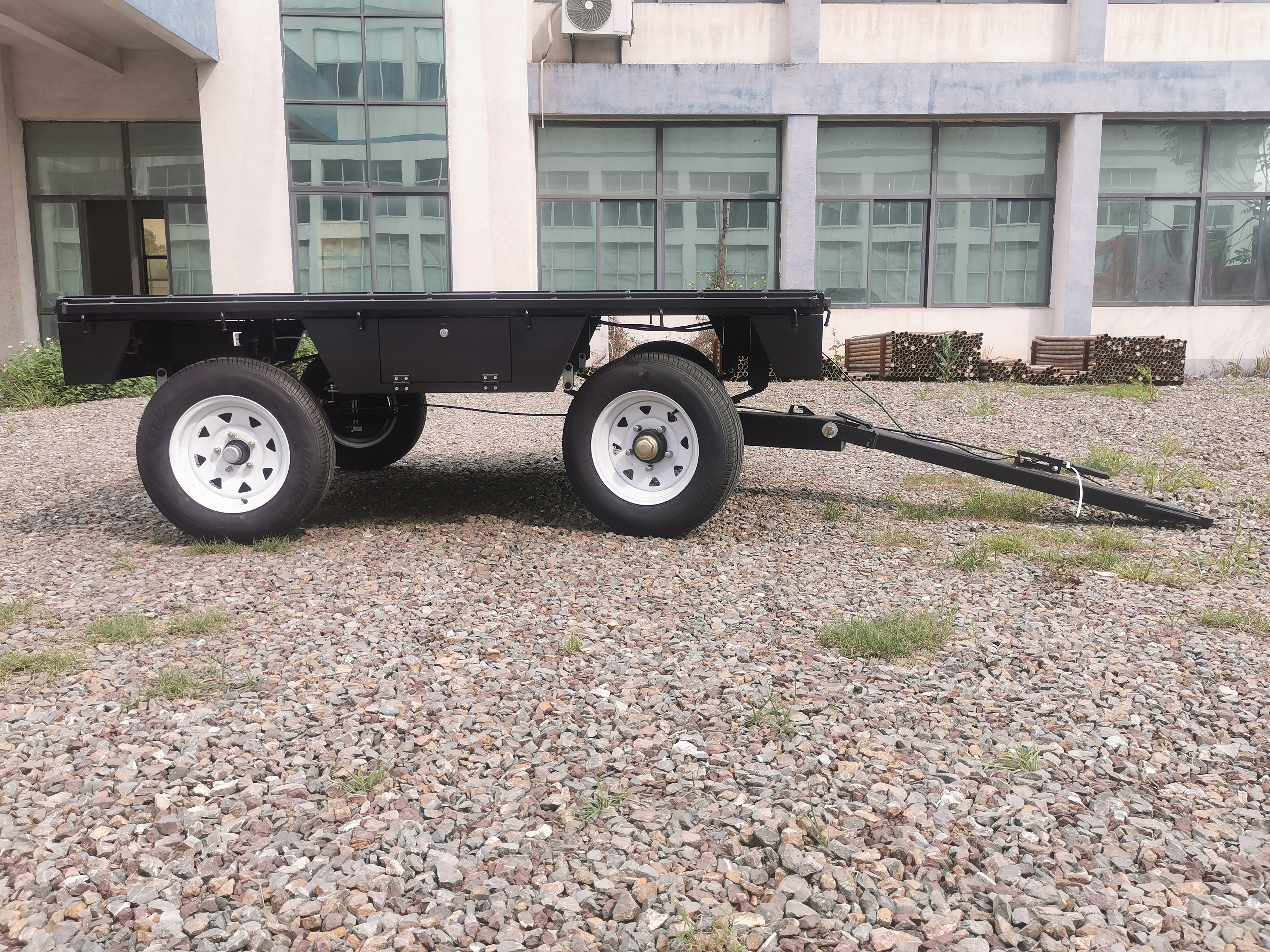 Factory customized 2 axle Small Equipment Trailer with turn signal