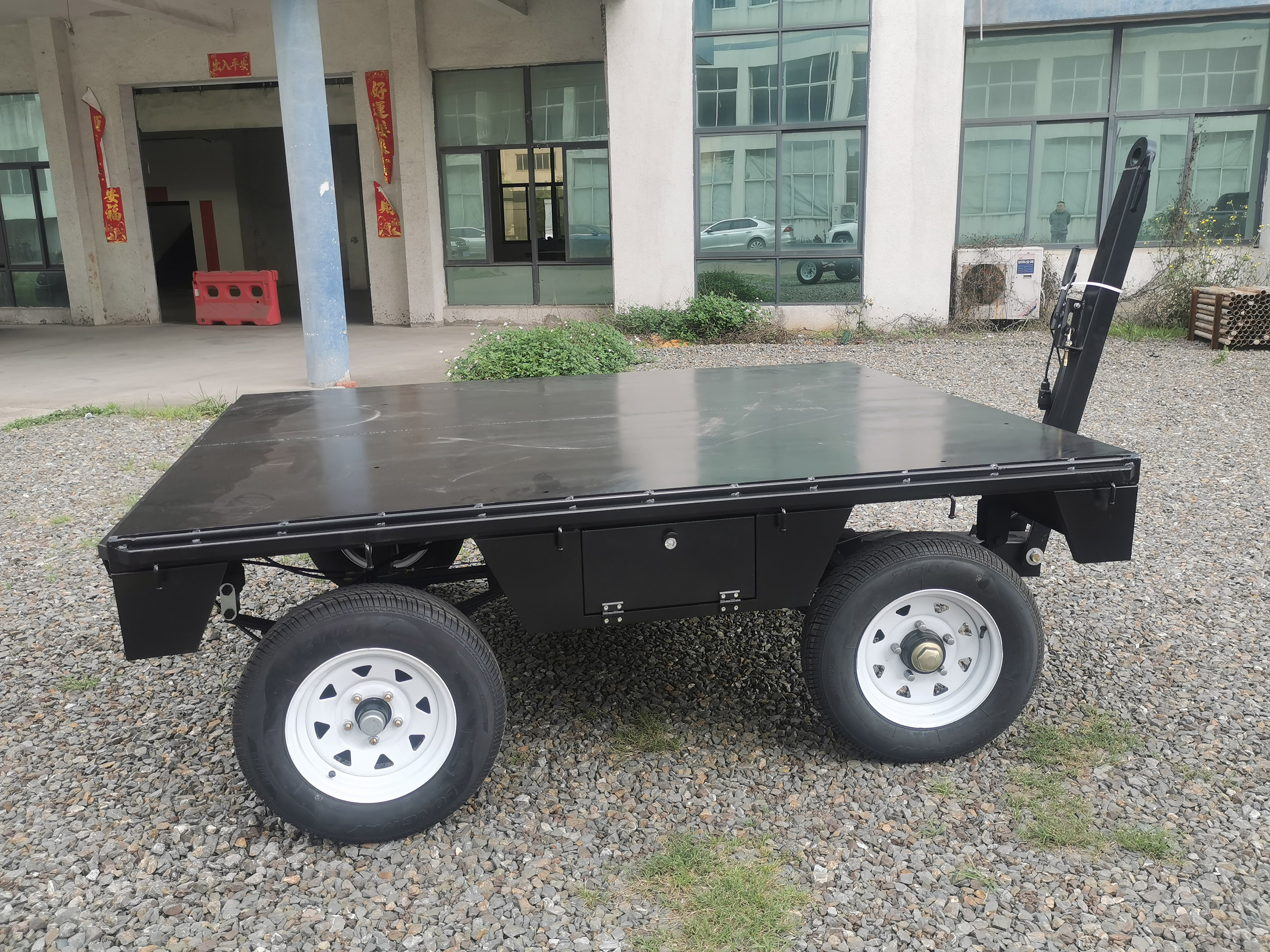 Factory customized 2 axle Small Equipment Trailer with turn signal