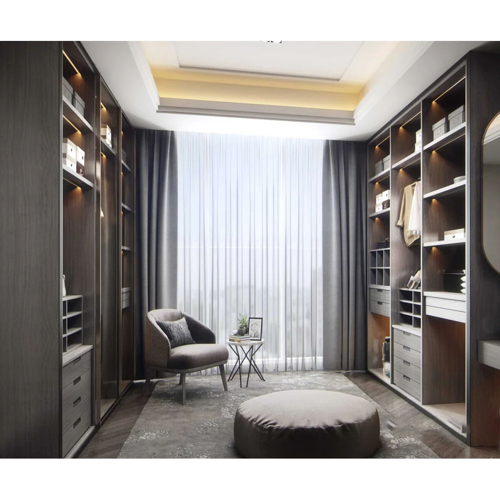 Modern Style Lightweight Bedroom Wardrobe Portable Armoire Sliding Wardrobe Closet With Doors