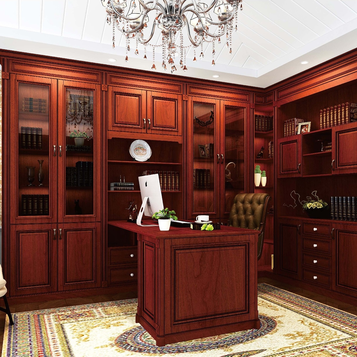 Customized home furniture wooden antique liquor wine cabinet  for storage