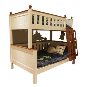 Children Bedroom Furniture Kids Bunk Bed Hot Selling Reasonable Price Wooden 1 Set Modern with Desk and Wardrobe Attractive