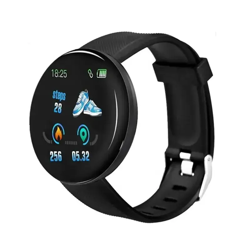 Zooming D18 Reloj Smart Watch Men Women With Blood Pressure Heart Rate Monitor Smartwatch Sport Tracker Pedometer