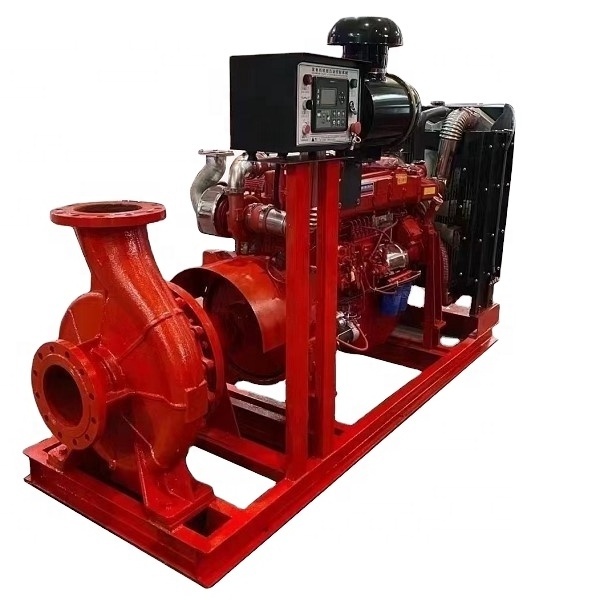 Industrial  fire fighting pump with electric and diesel and jockey pump system