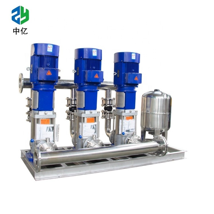 light vertical multistage centrifugal constant pressure  booster pump system