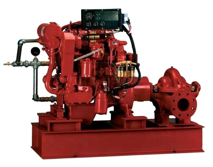 Jockey. Diesel Electricity Pump 120 + 250 + 350 + 500 gallon Fire Fighting Pump Group with Electric Diesel Engine