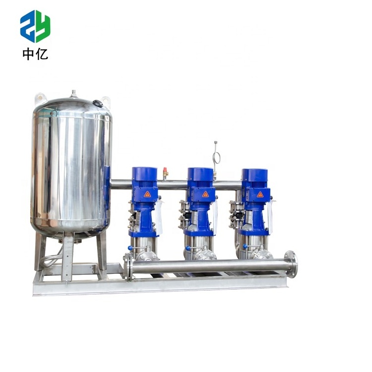 light vertical multistage centrifugal constant pressure  booster pump system