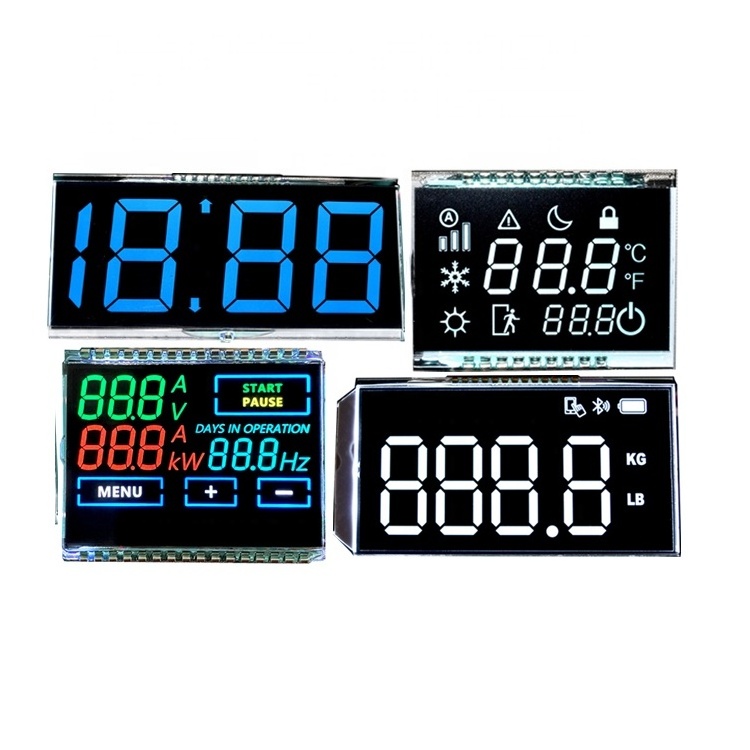 Custom LCD Screen Panel VA TN HTN STN LCD Segments Elevator Display For water purifier Meter