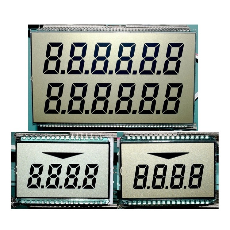 Monochrome 4 Digits Board Wayne Dresser Fuel Dispenser Display 7 Segment LCD Panel Gas Pump Screen 4 Digit LCD TN HTN Glass