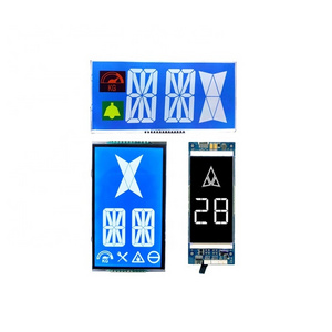 Low Price Factory Manufacturer OEM Customized 7 Segment Blue Panel Module TN HTN LCD Screen Elevator LCD Display For Elevator