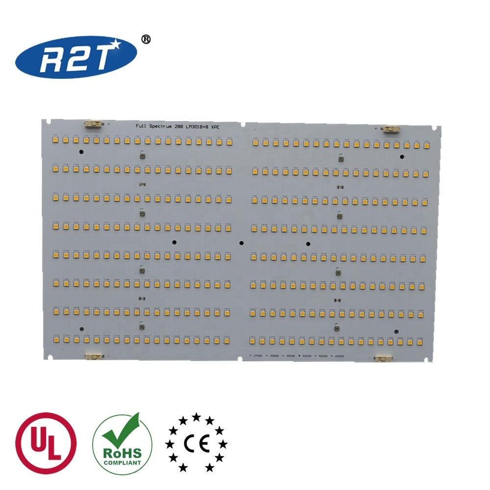 240W New Full spectrum R2T288 Quantum Panel Samsung LM301B and LH351H or XPE 660 730nm IR led grow light bar