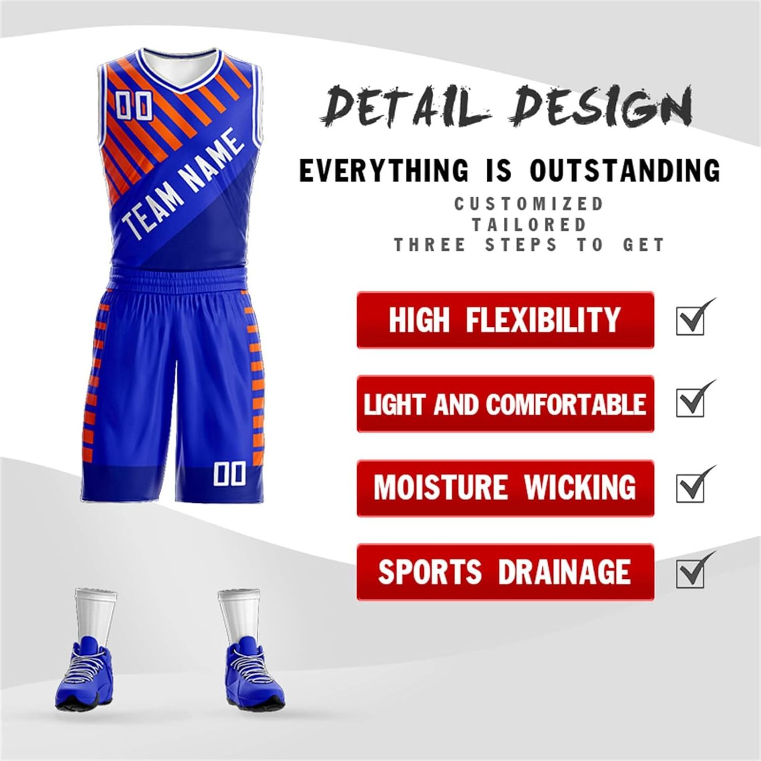 Wholesale New Sportswear Basket Ball Jersey Short Set Reversible Tackle Twill Basketball Uniform With Customized Pattern