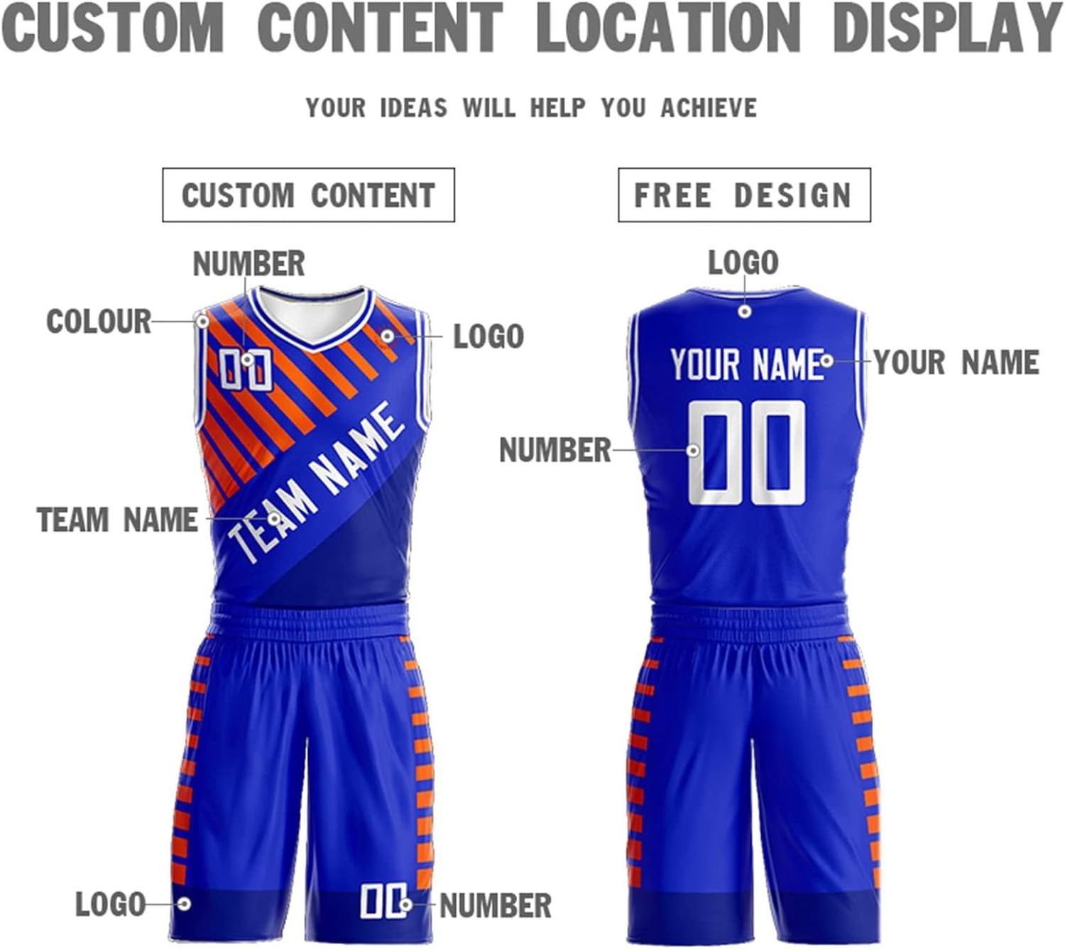 Wholesale New Sportswear Basket Ball Jersey Short Set Reversible Tackle Twill Basketball Uniform With Customized Pattern