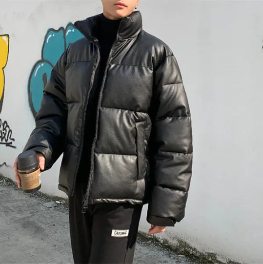 OEM ODM Custom Color Logo Men Lightweight Jacket Hooded Warm Waterproof Coat Plus Size Winter Bomber Matte Puffer Jacket