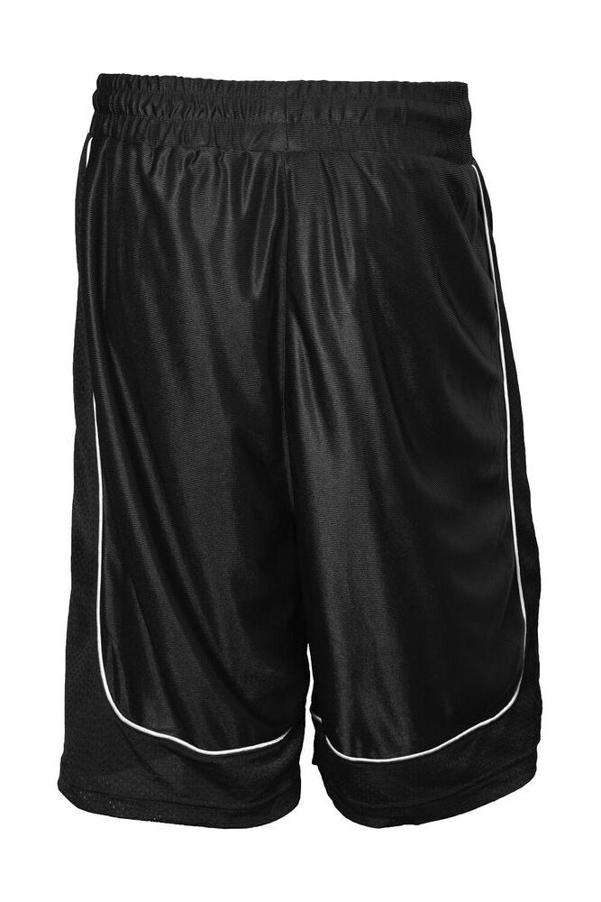 custom printed men embroidery basketball shorts with pockets blank shiny breathable medium above the knee Mesh Shorts