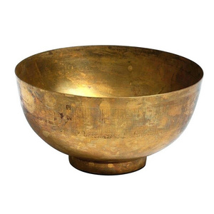 Gold Plated Metal Fruit Decoration Bowl