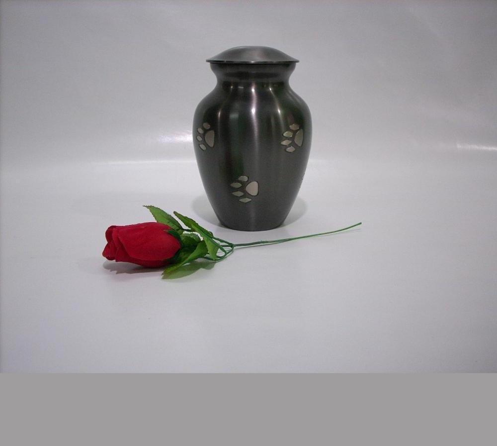 Wholesale Pet Cremation Urns Engraved lettering Cremation Memorial Urns For Pets Brass Metal Adult Cremation Urns