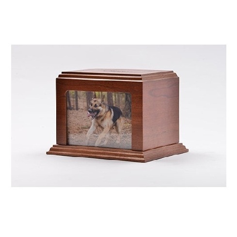 Manufacture High quality best selling wooden cremation urn for pet Pet Memorial Urns for Dog trending cremation urns