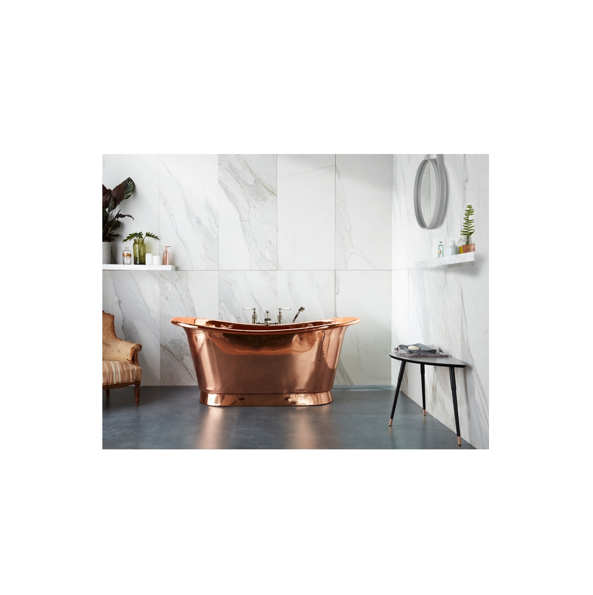 Copper bathtub with a matte shade of bronze Free Standing Elegant Cheap Affordable Copper Bath Tub on wholesale price