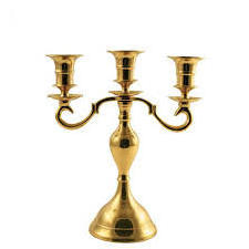 Indian Aluminium Metal Candle Holder Round Base Latest & Modern Silver Iron Stand Standard Metal Holder Hot Selling