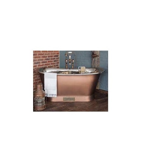 Copper Bathroom Bathtub With Unique Design Legs Copper Finishing Inside & Outside For Home Top Quality