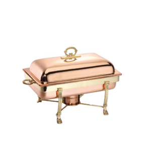 Copper brass chafing dish