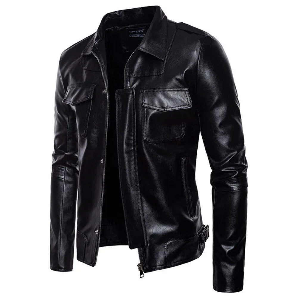 High Quality Men Leather Jacket Custom Outdoor Leather Jacket With Best Material Made Men's Best Leather Jacket