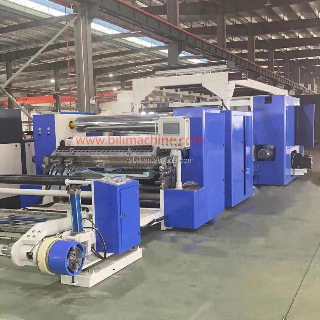 high speed hot melt glue adhesive bopp packing tape slot die or rotary slot die non-scratch coating machine for bopp tape