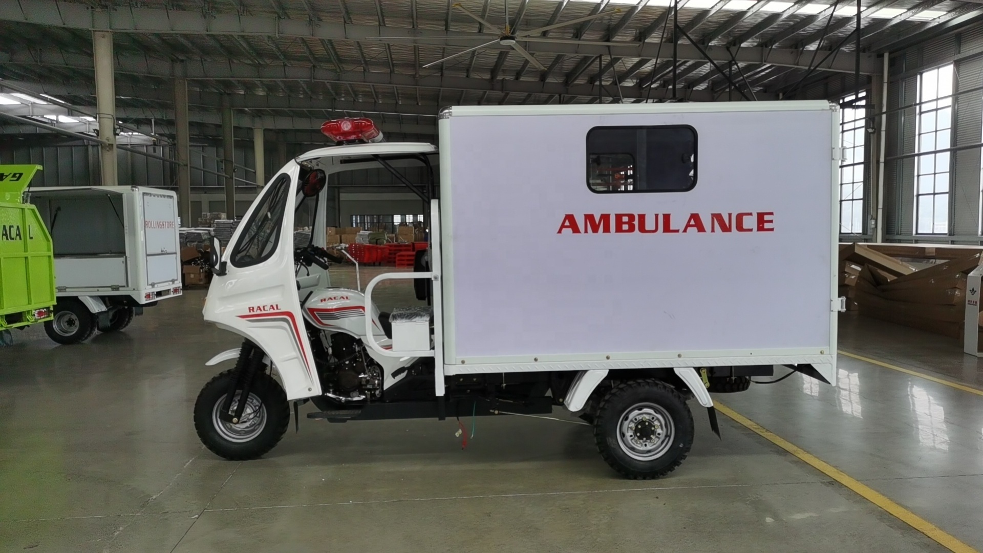 Ambulance Tricycle 3 Wheel Motorcycle 250CC zongshen Engine