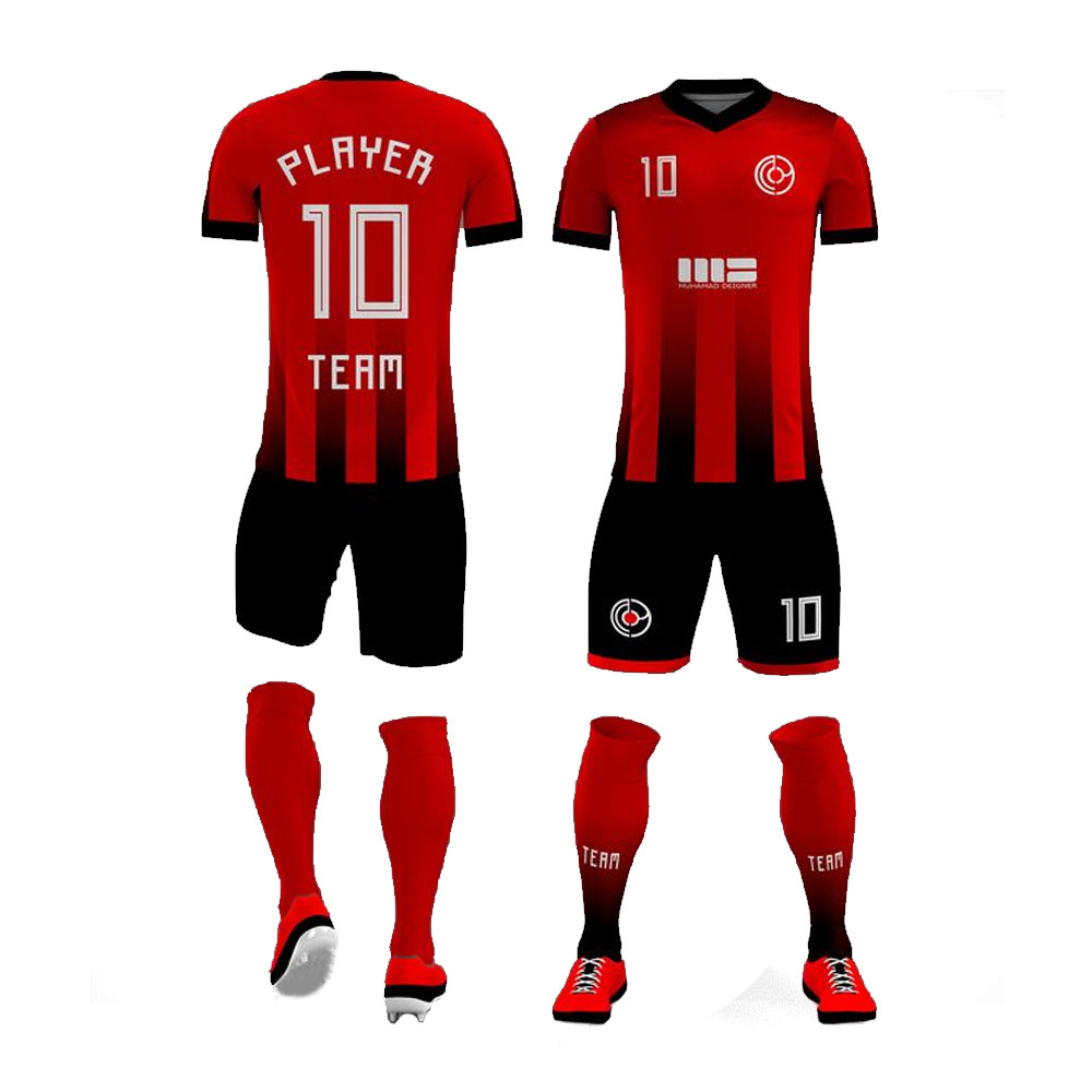 Customized Logo Quick Dry Soccer uniform Set Football Sports Wears High Quality Soccer Uniforms at Wholesale 2022