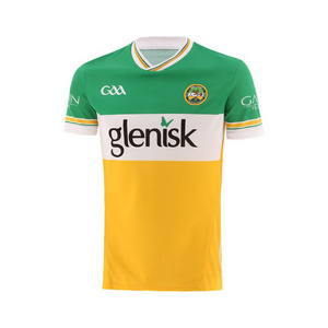 Sublimation GAA Jerseys T-Shirts Uniform Shirt Tops Training Set Hurling Jersey New Design Hurling Uniforms