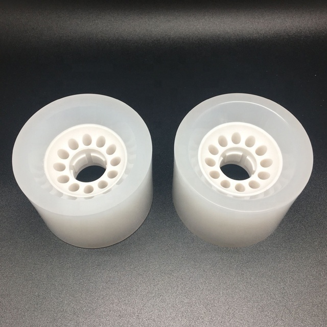 Professional High rebound strong core PU casting downhill wide 60mm or 65mm width longboard 60 mm professional skateboard wheels