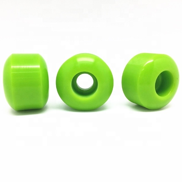 High Quality PU Casting Blank flat side polyurethane skateboard wheels 50mm street skate board wheels mini skateboard wheels