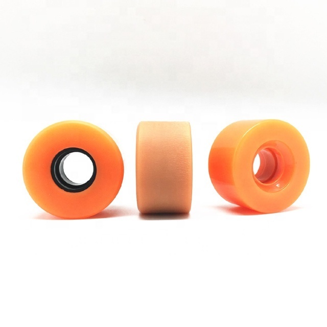 High quality side set super durable 78A to 95A hard hardness 60% to 90% high rebound 56MM * 31mm  quad roller skate wheels