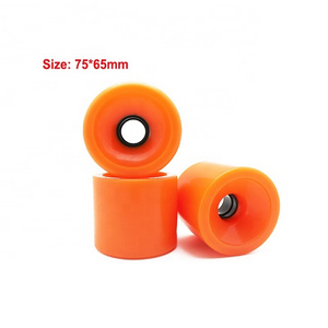 Professional High rebound strong core PU casting downhill wide 60mm or 65mm width longboard 60 mm professional skateboard wheels