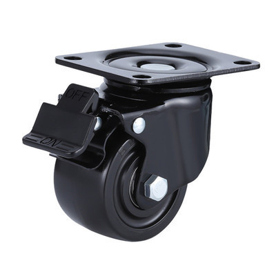 Factory sale 4castors heavy Equipment height adjustable castors aluminum retractable caster wheels with brake