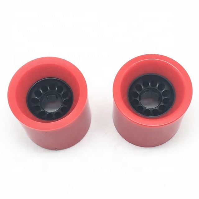 Professional High rebound strong core PU casting downhill wide 60mm or 65mm width longboard 60 mm professional skateboard wheels