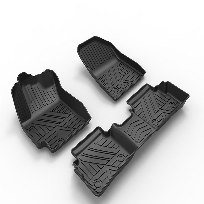 Car Floor Mats Stain Resistant TPE Waterproof Material Nanometer Waterproof Use for Kia Forte 2023 LHD