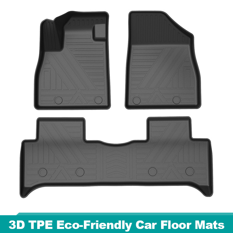 Car Floor Mats Stain Resistant TPE Waterproof Material Nanometer Waterproof Use for Kia Forte 2023 LHD