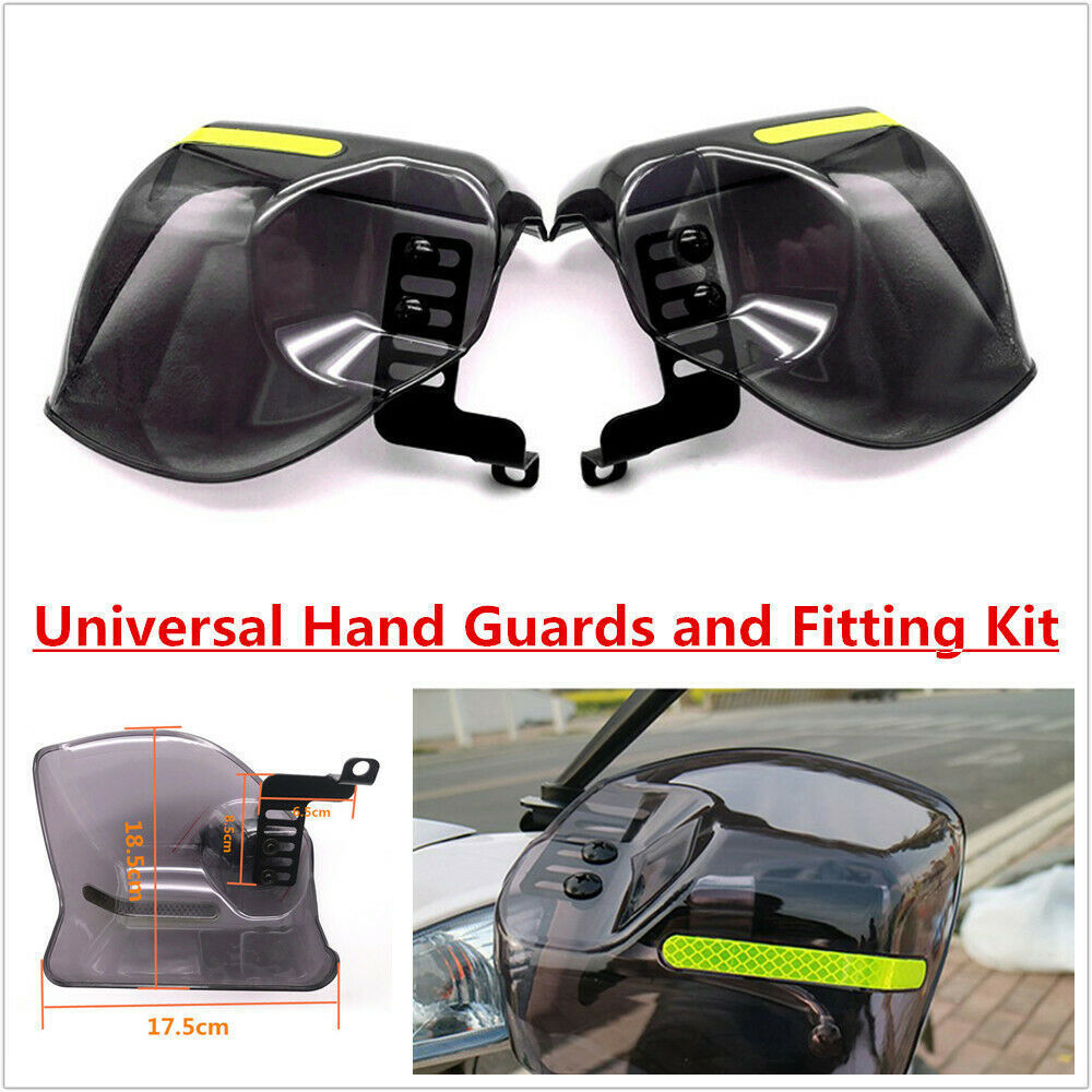 Universal Smoke Motorcycle Hand Guard 10MM Handlebar Grip Cover Protector for ATV Dirt Pit Bike