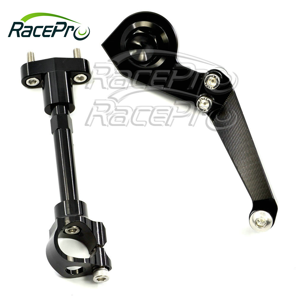 RACEPRO CNC Aluminum Motorcycle Adjustable Steering Damper Mounting Bracket Kits for Yamaha YZF R3 2015