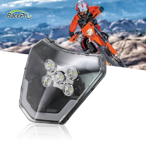 RACEPRO Motorcycle LED Headlight LED Headlamp For KTM EXC EXC-F Freeride Enduro SMC 2014 2015 2016 2017 2018 2019 2020 2021