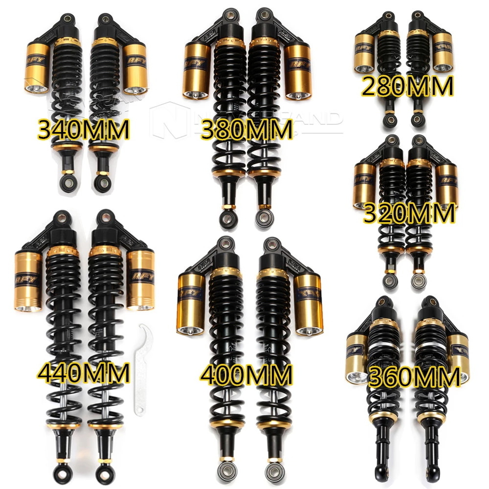 Universal 290mm 320mm Motorcycle Air Shock Absorber Rear Suspension For Yamaha Honda Motor Scooter Dio Nmax ATV Quad Dirt Bike