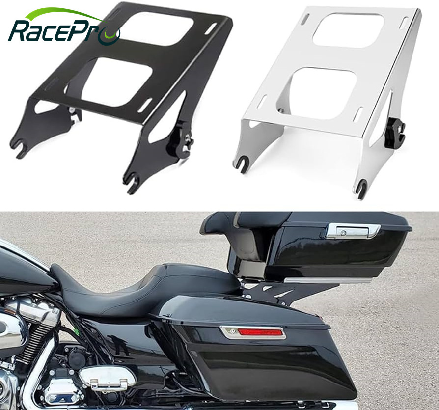 RACEPRO Motorcycle Detachable Tour Pak Mounting Rack for Harley Touring Street Glide 2014-2023