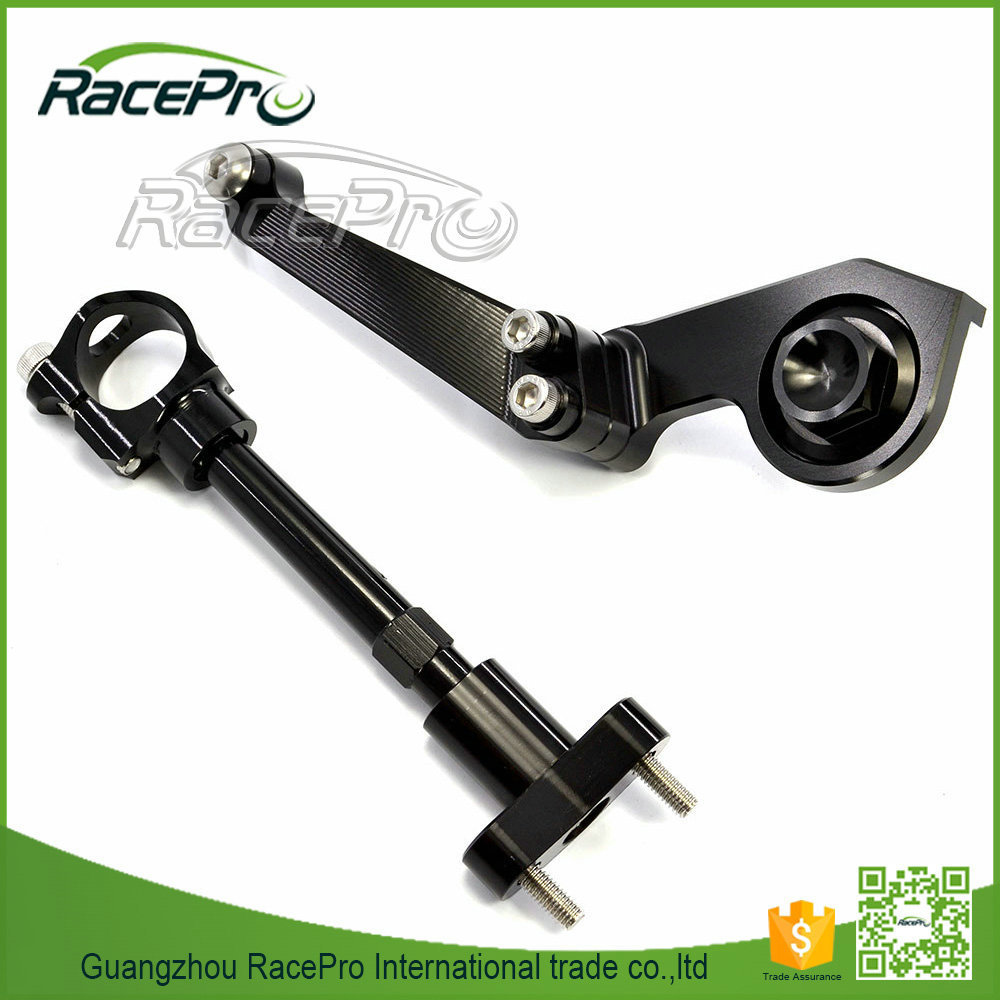 RACEPRO CNC Aluminum Motorcycle Adjustable Steering Damper Mounting Bracket Kits for Yamaha YZF R3 2015