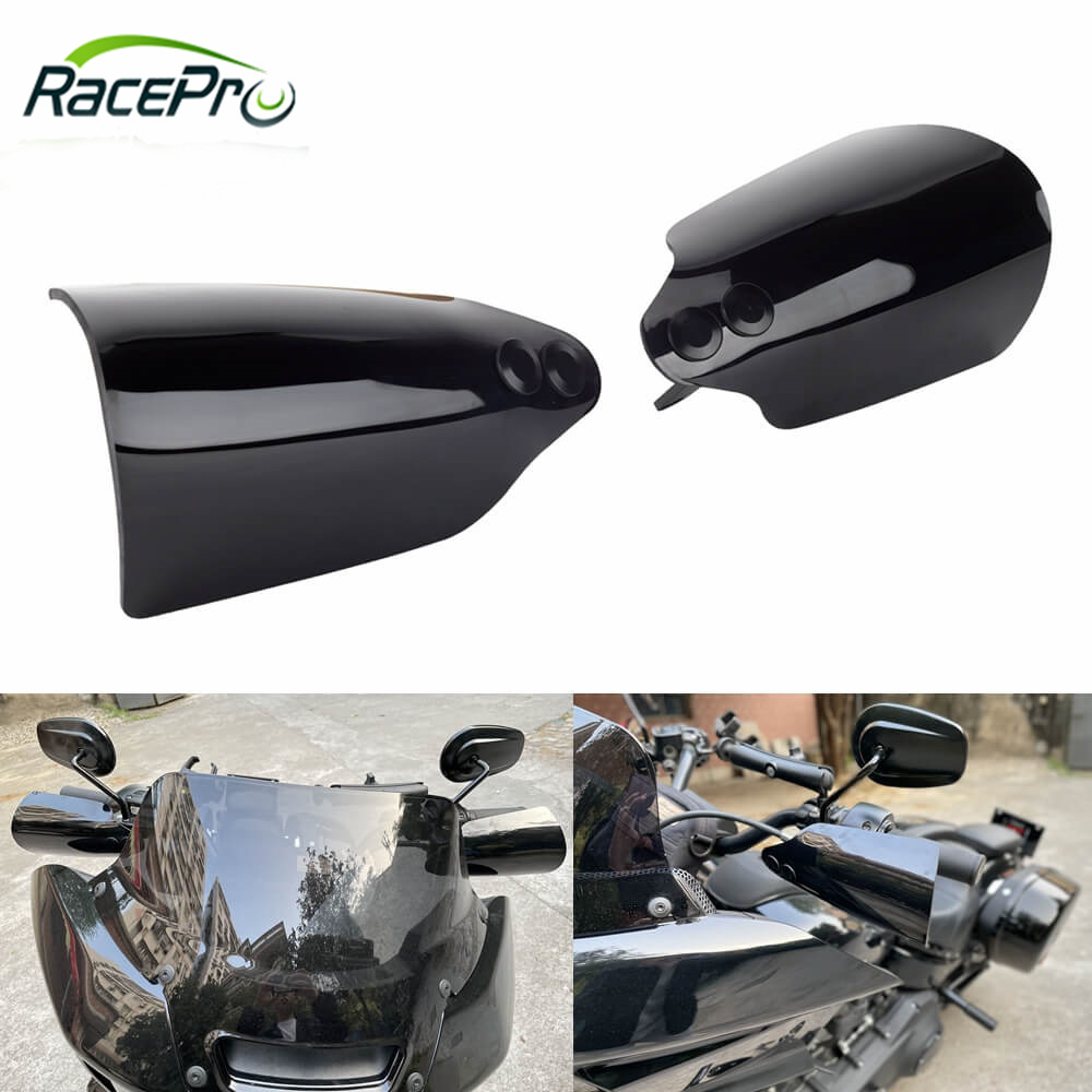 RACEPRO Club Style Motorcycle Hand Guards Handguards w/ Mounting Hardware For Harley Softail Low Rider ST 117 FXLRST 2018-2023