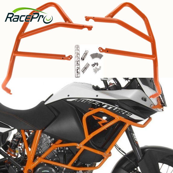 RACEPRO Motorcycle Upper Engine Guard Crash Bars Bumper For KTM 1050 Adventure 1090 1190 ADV R 2013-2019