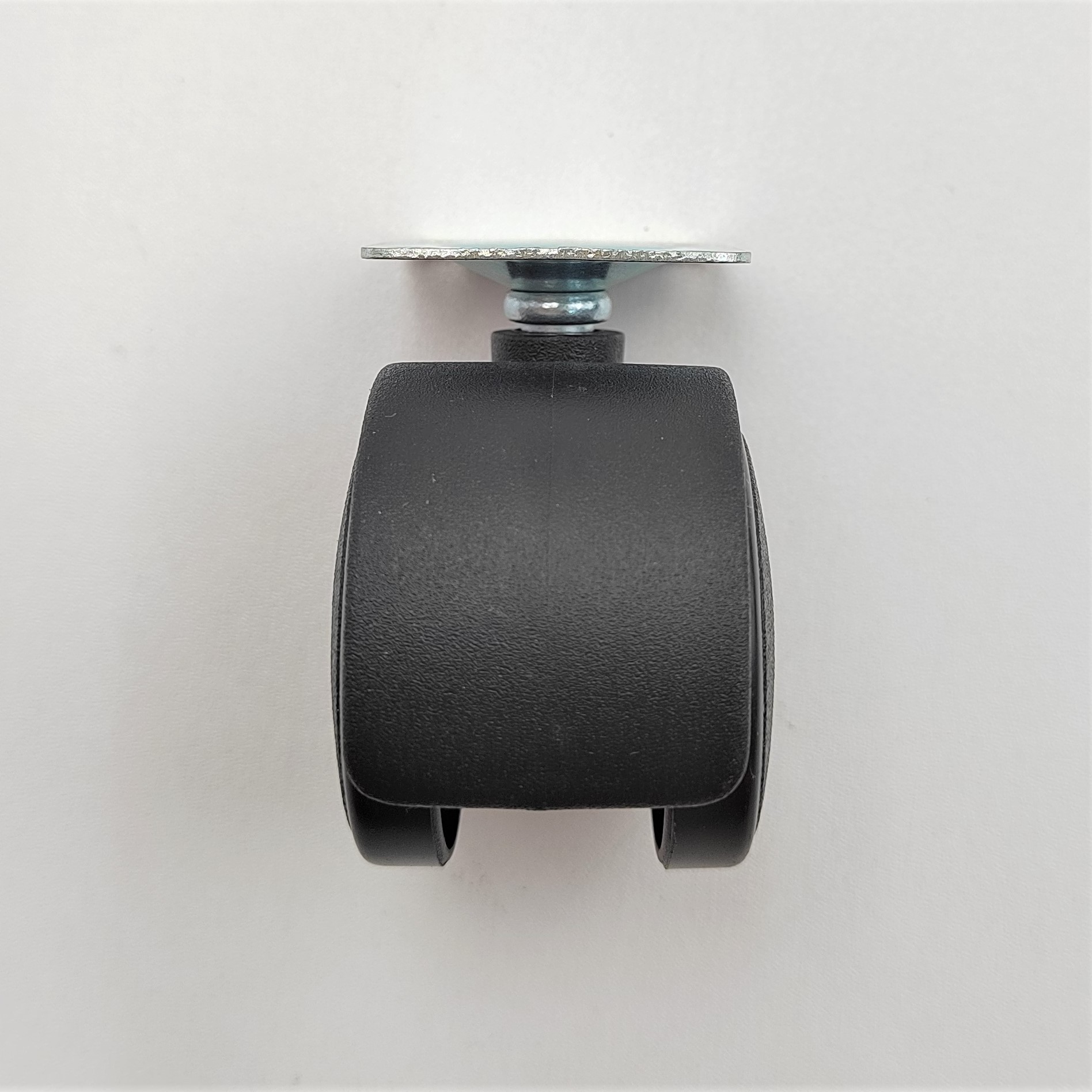 40mm Metal Panal Swivel Small Castor Wheels For Furniture Casters wheelsh  Black PP Cabinet Plate Casters