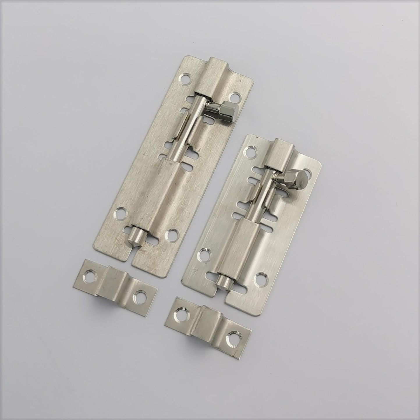 Stainless Steel 201 Tower Bolt Slide Security Sliding Door Bolt Lock 8 inch Slide Bolt Latch Lock For Door